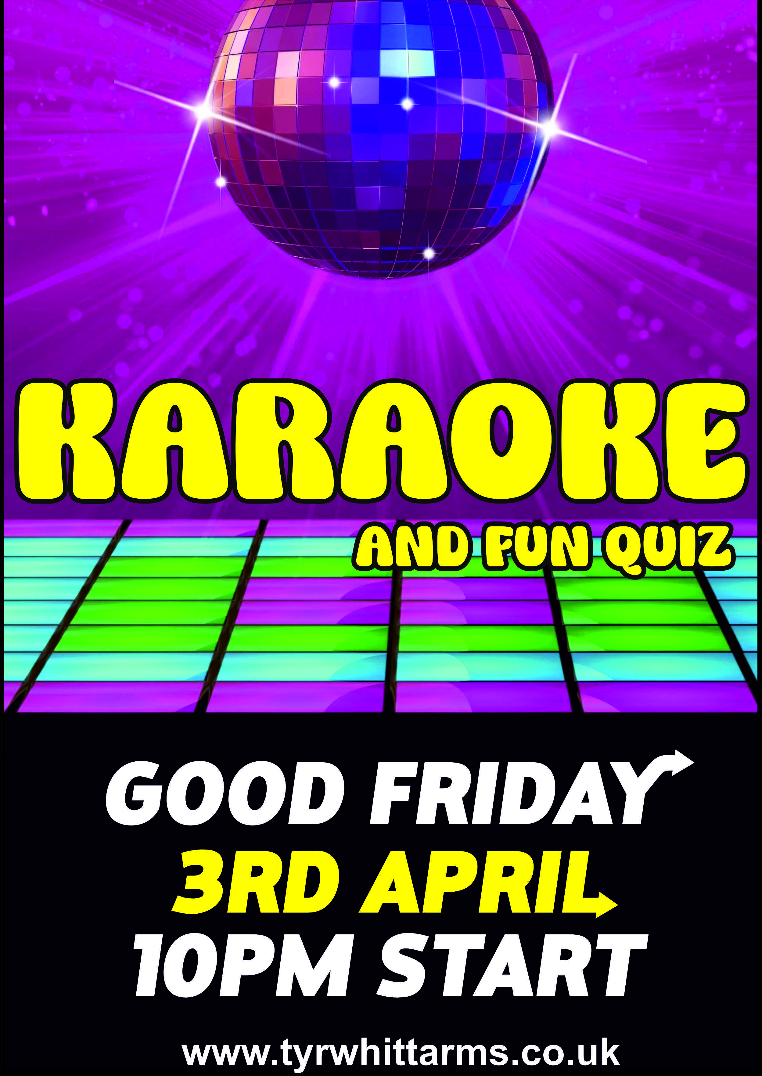 Good Friday Karaoke & Fun Quiz