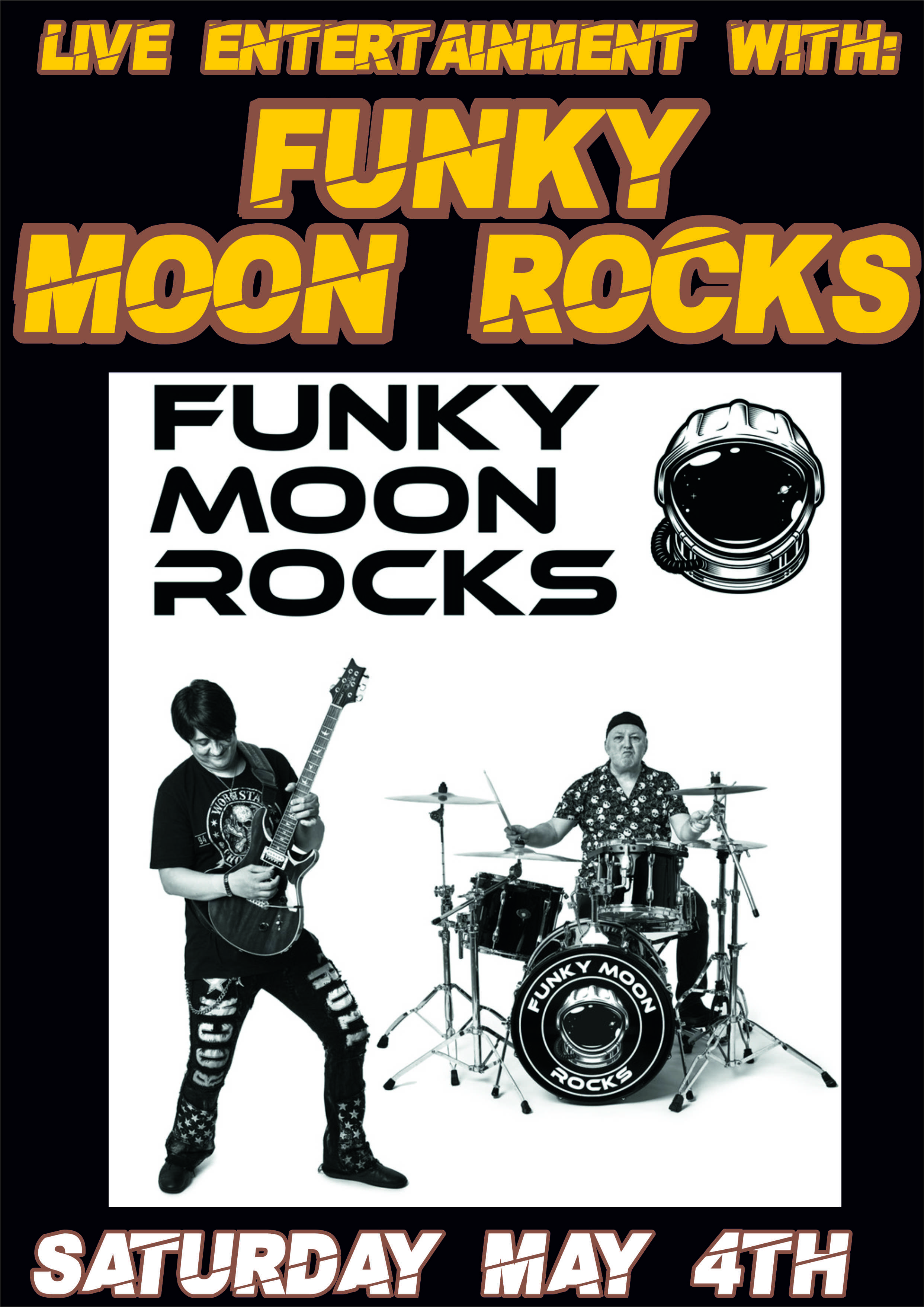 Live Entertainment with Funky Moon Rocks