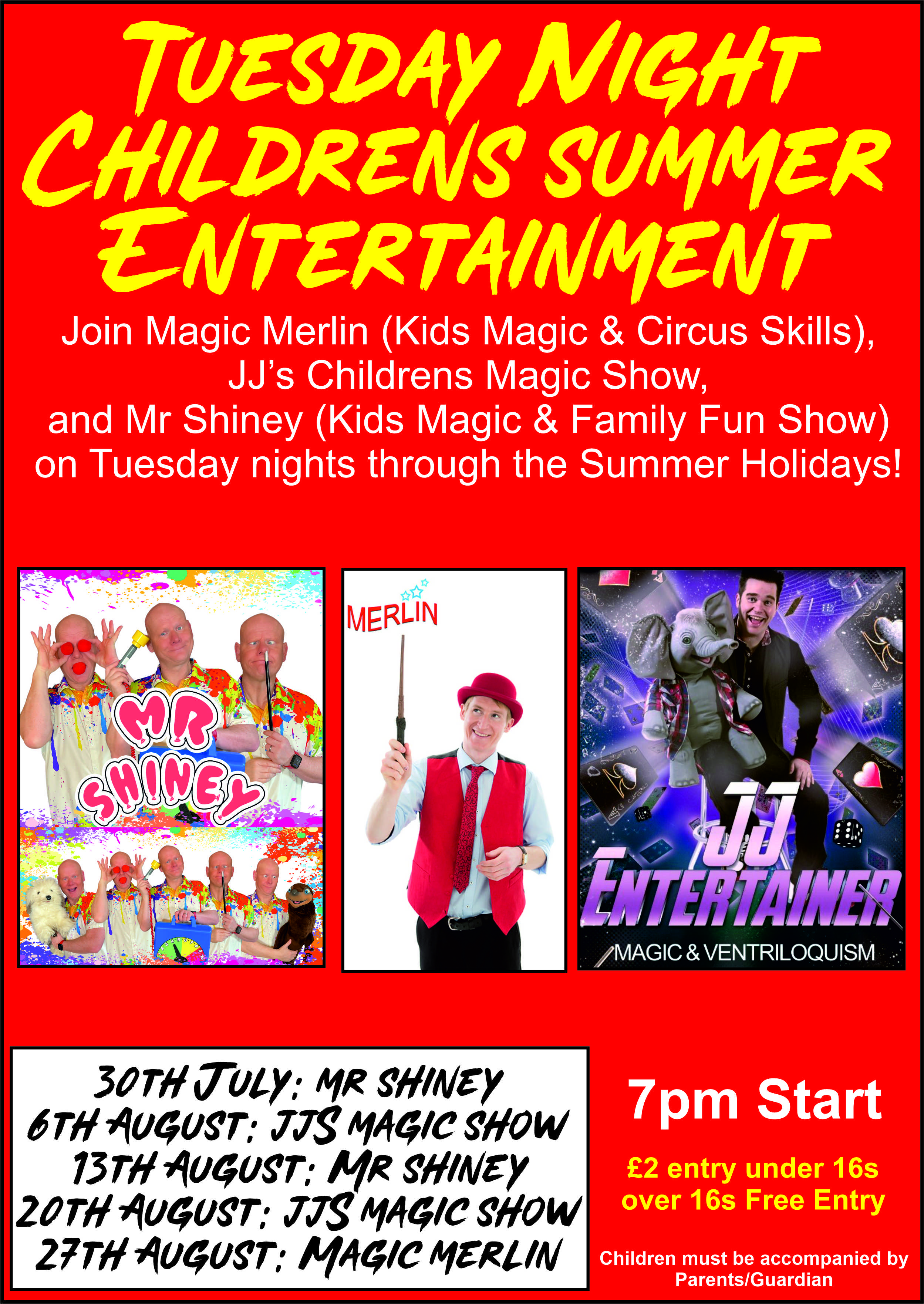 Childrens Entertainment with Mr Shiney