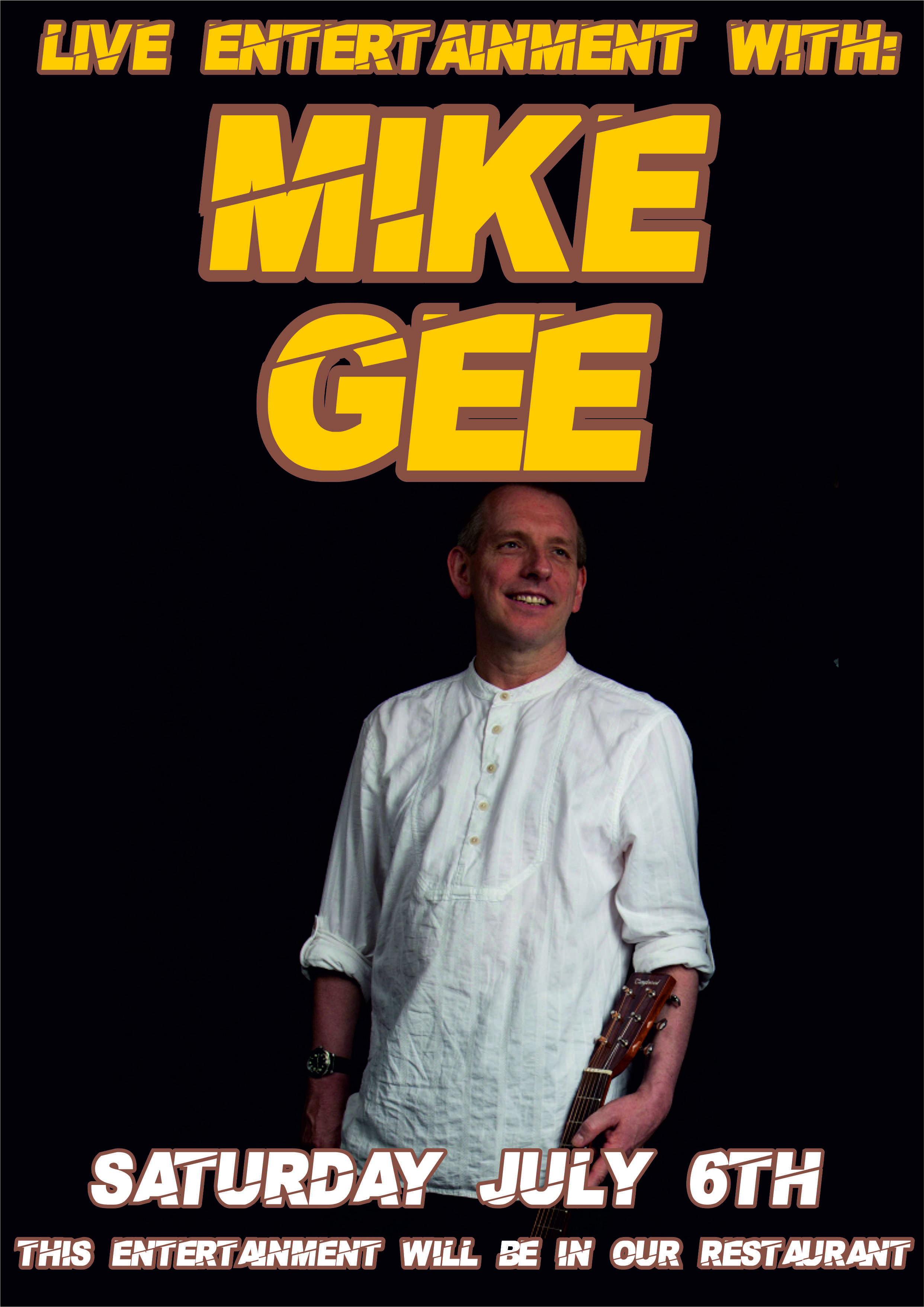 Live Entertainment with Mike Gee