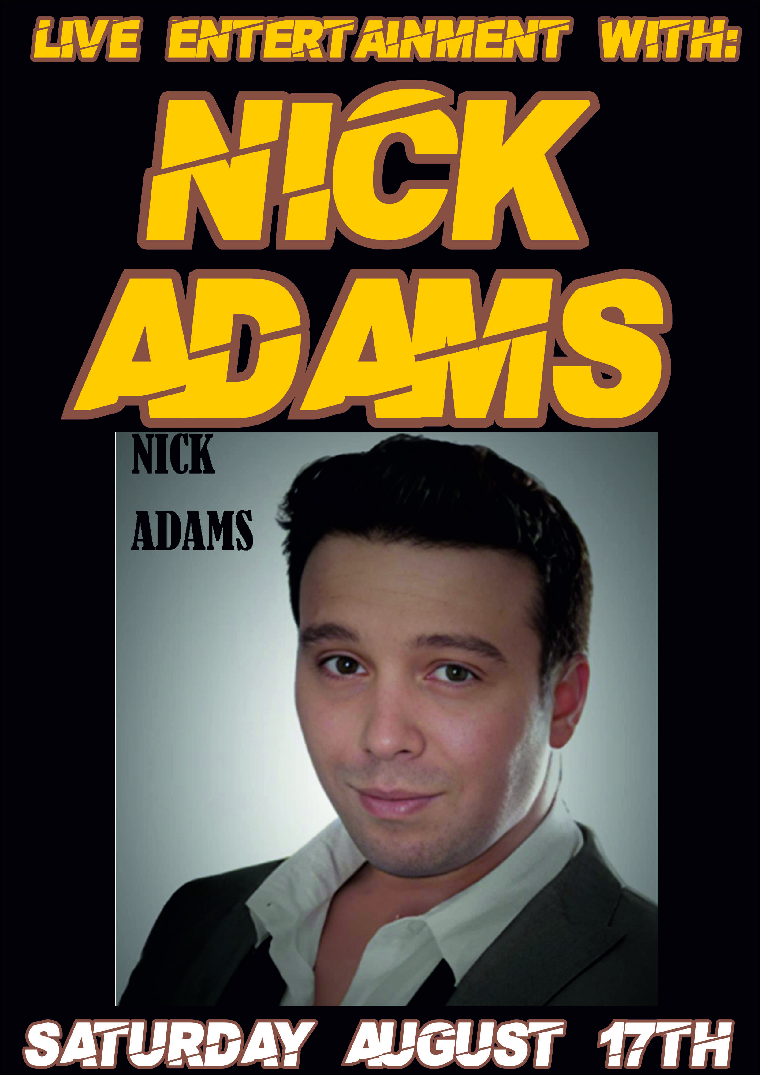Live Entertainment with Nick Adams