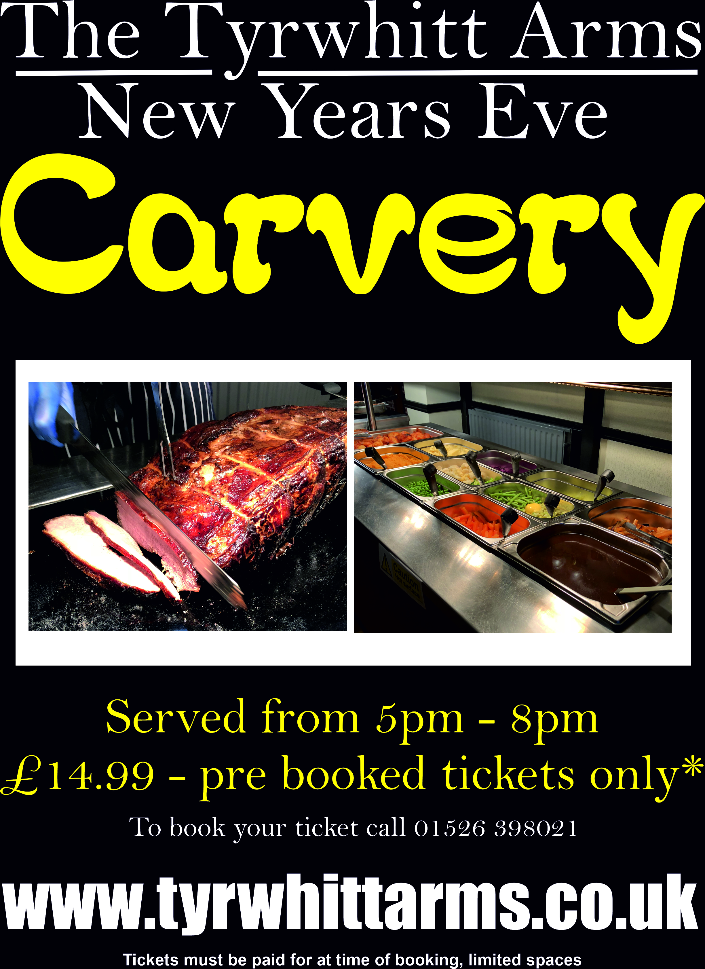 New Years Eve Carvery
