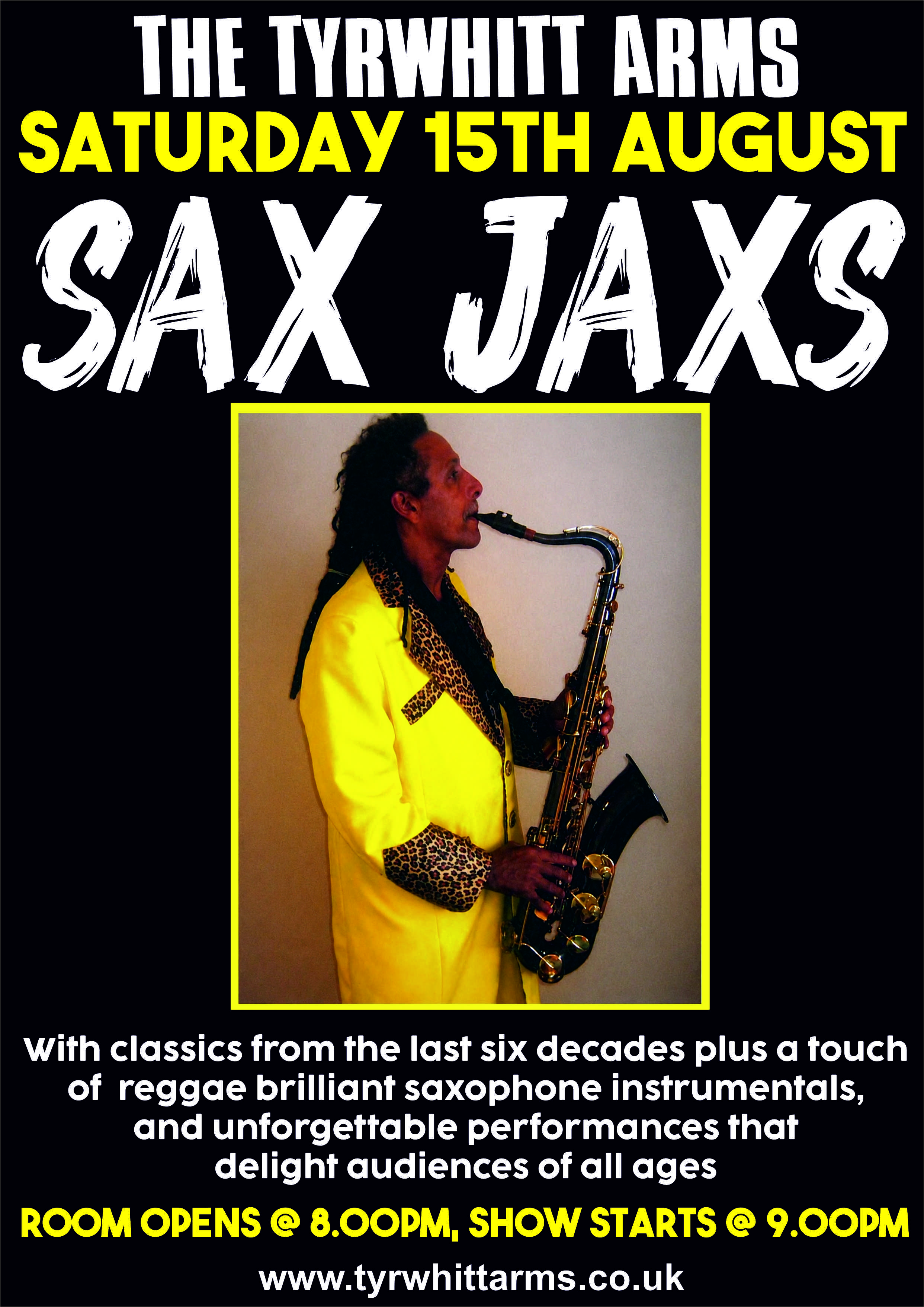Live Entertainment with Sax Jaxs
